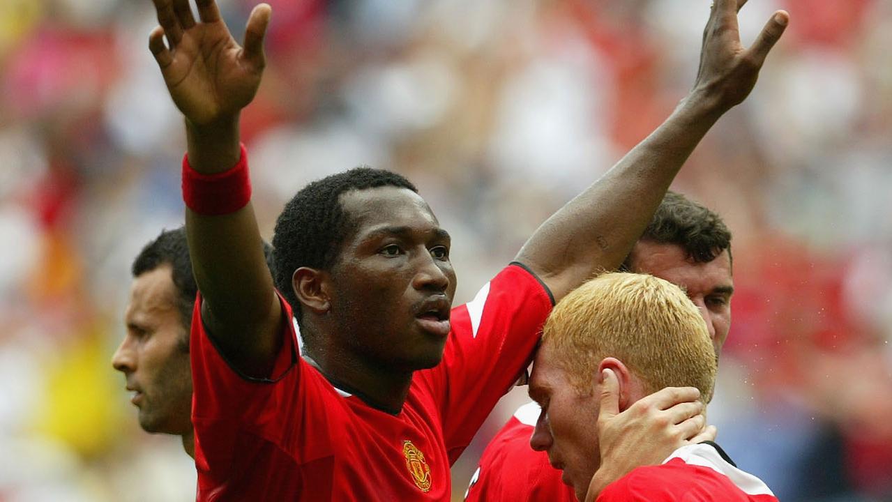 Former Manchester United star Eric Djemba-Djemba is now plying his trade elsewhere.
