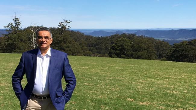 Spicer's Peak Lodge general manager Subash Basrur at the luxury Scenic Rim resort after he left Versace.