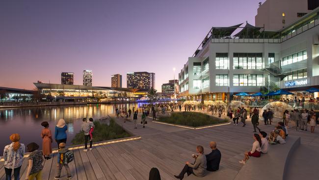 A render of Greenline’s Maritime Precinct. Picture: Supplied