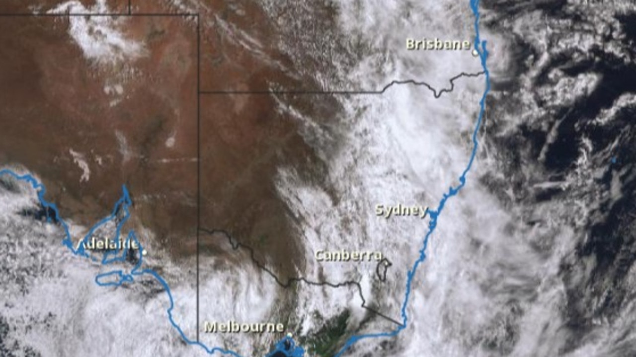 Heavy rain and thunderstorms forecast for the east coast of Australia through the weekend into next week. Photo: Australian Bureau of Meteorology.