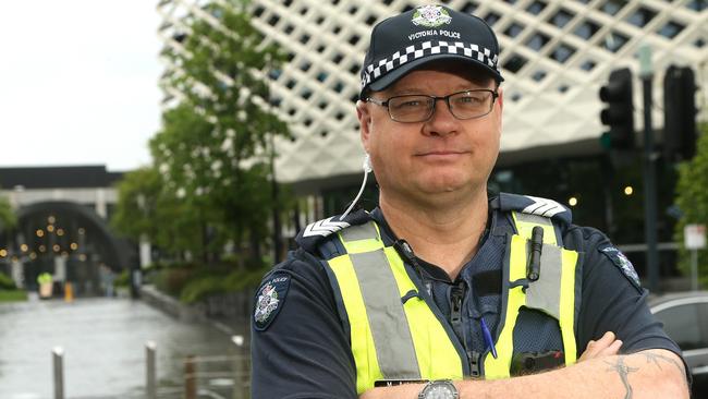 Sergeant Michael Aston says police won’t tolerate drivers harassing traffic camera operators.