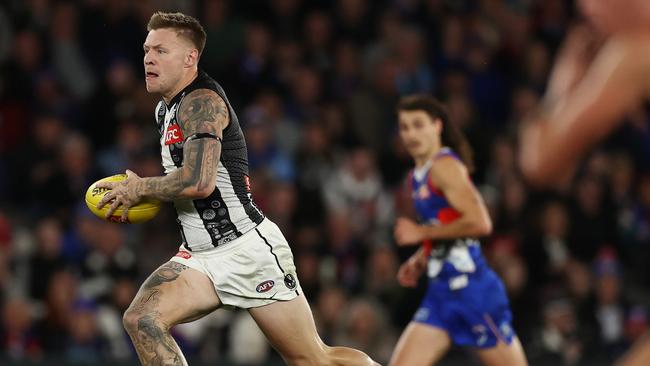 Jordan De Goey is set to add another dimension to the Magpies. Picture: Michael Klein.