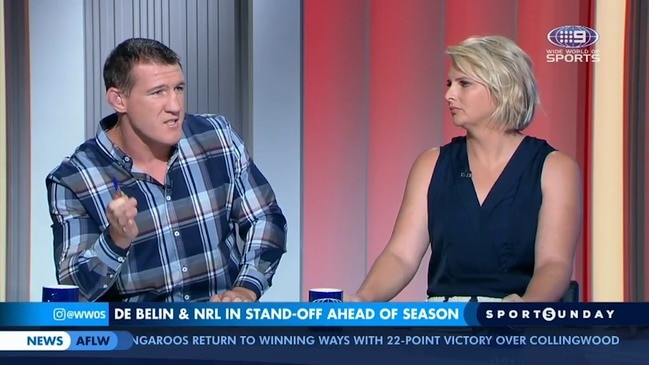 Channel 9 stars clash in fiery debate (Sports Sunday)