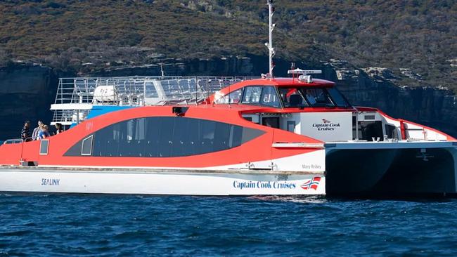 The ferry operates a school service for Saint Ignatius College, St Aloysius College and Loreto. Picture: Captain Cook Cruises