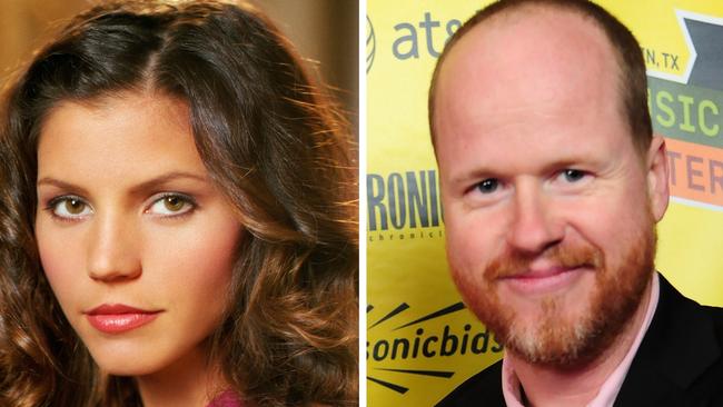 Charisma Carpenter and Joss Whedon.