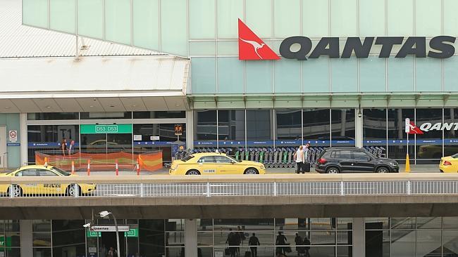 Cutting costs ... the Qantas terminal at Melbourne’s Tullamarine is likely to be sold off. 