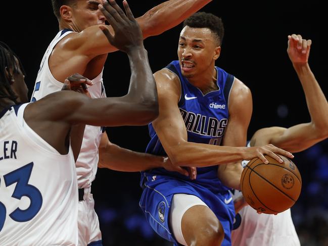 Dante Exum in action for the Dallas Mavericks. Picture: Francois Nel/Getty Images