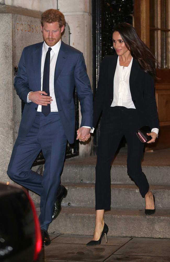 Prince Harry and Meghan Markle could end up dancing to the Spice Girls at their wedding reception. Picture: Ben Stansall/WPA Pool/Getty Images