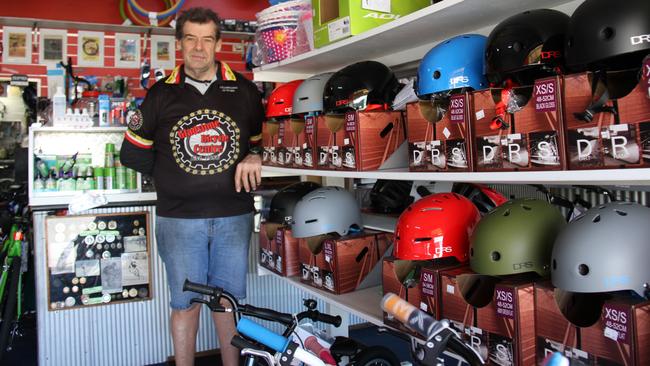 Gladstone Bicycle Centre owner David McIntosh sold more than 150 bikes in six weeks and is now flat out with repairs and servicing as a cycling revolution hits Gladstone.