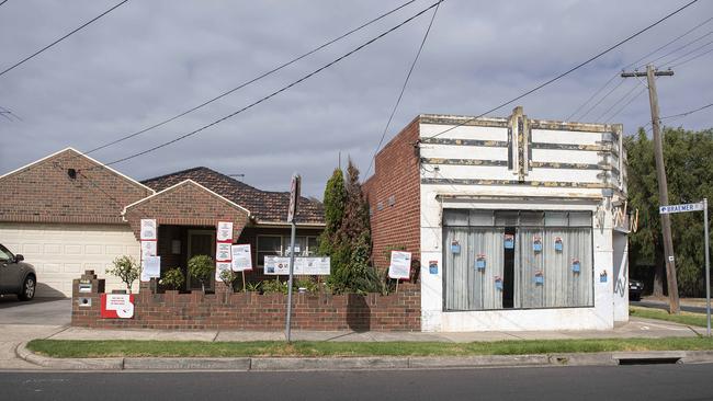 The property (right) that was planned to become a substation. Picture: Ellen Smith