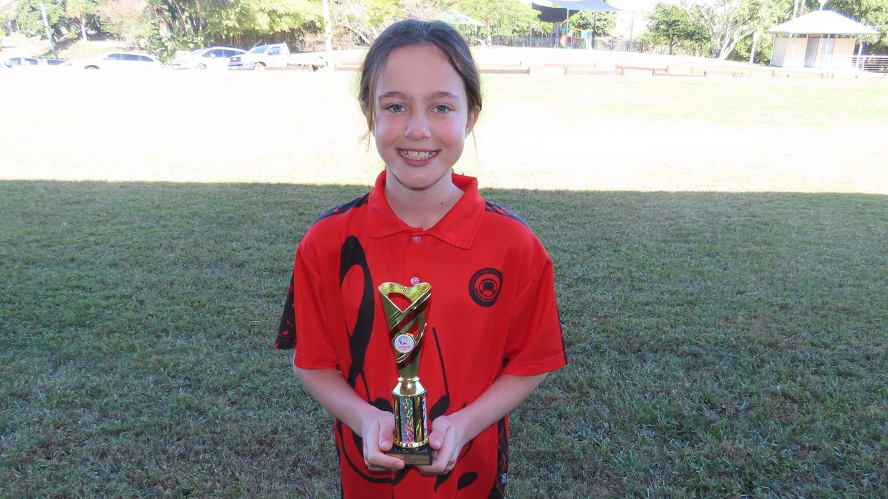 Evelyn Rich from the Urangan Point State School Choir. The school placed second in their category at the Maryborough Eisteddfod.