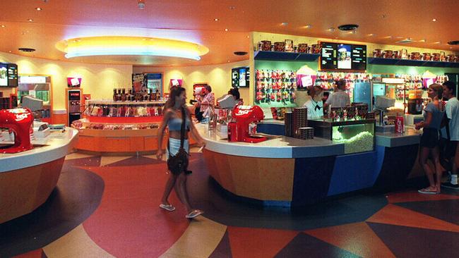 The Pacific Fair candy bar. There was always a mess on the floor from the popcorn and frozen coke machines.