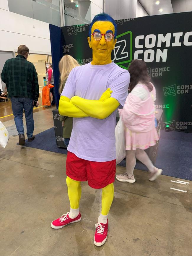 Vince Dibisceglie attends the Oz Comic Con Melbourne at the Melbourne Convention & Exhibition Centre on Sunday, June 08, 2025. Picture: Jack Colantuono