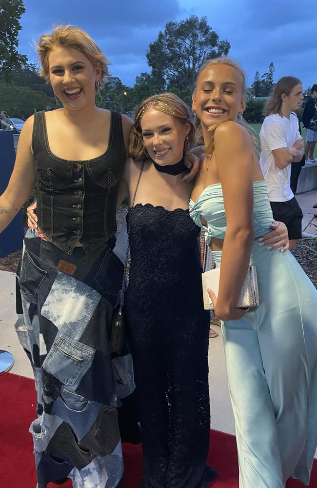 Ruby, Lily and Sienna at the 2023 Mountain Creek State High formal.