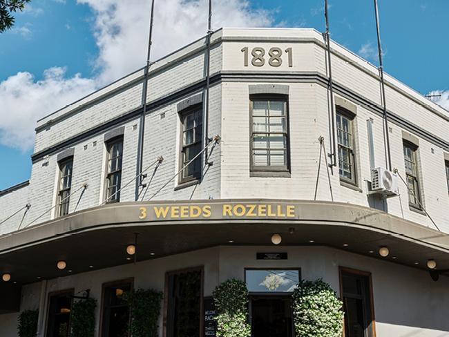 Merrival's Tottis, set within the Three Weeds Hotel in Rozelle. Picture: Supplied/Merivale