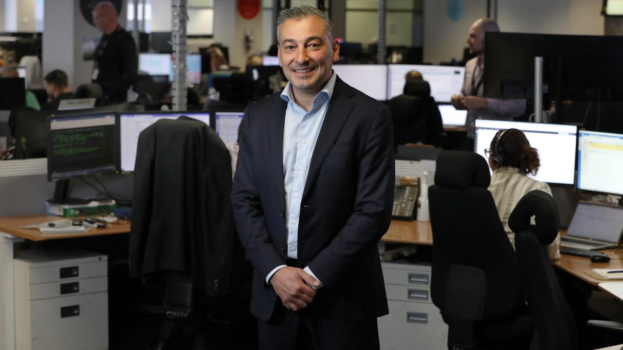 Qantas’ Integrated Operations Centre head, Daniel Dihen. Picture: Jane Dempster