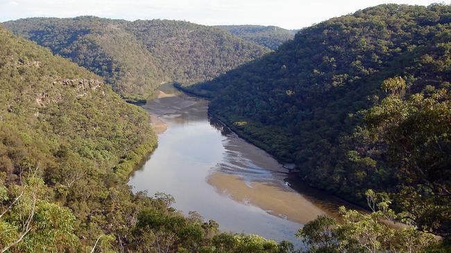 The Berowra to Cowan walk features a steep downhill walk to Berowra Waters Picture: Supplied