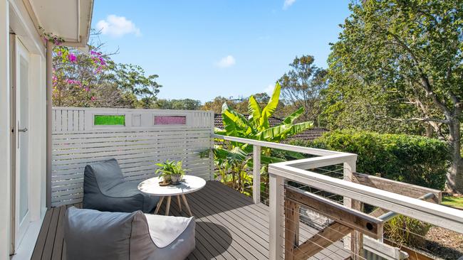 Sunny balcony.