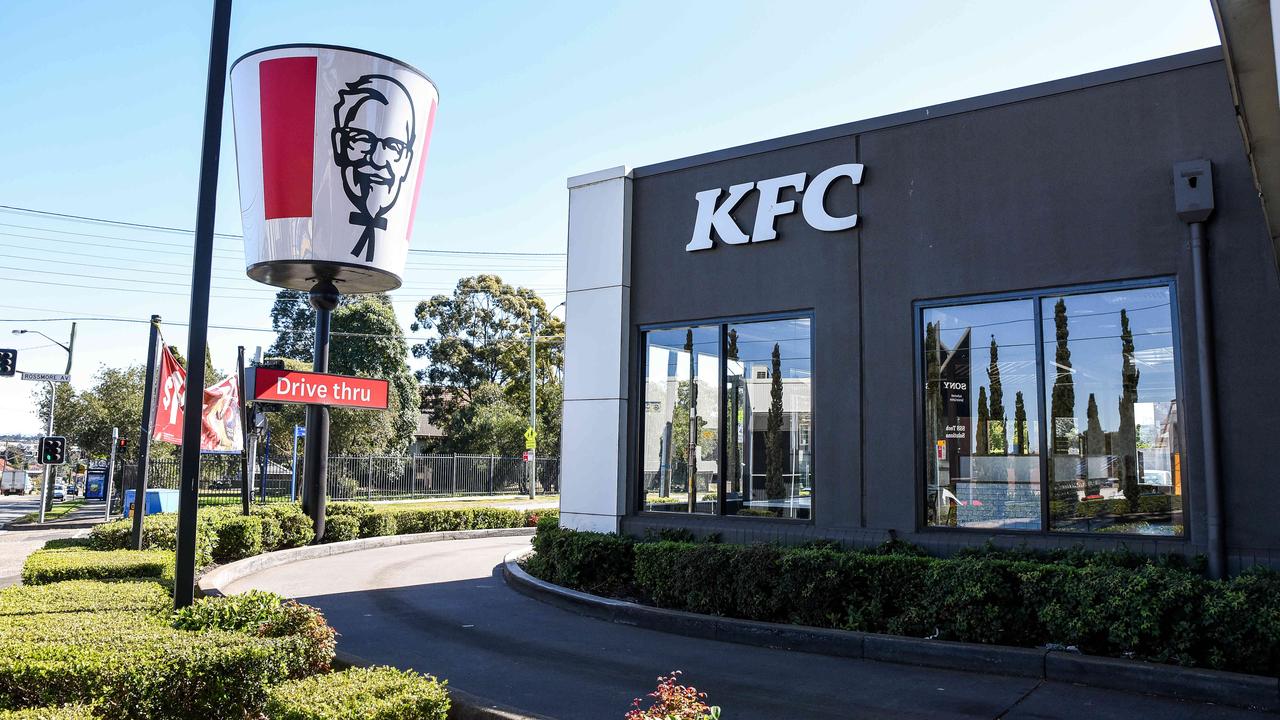 KFC has a reduced menu as supply chain disruptions have caused shortages. Picture: NCA NewsWire / Flavio Brancaleone