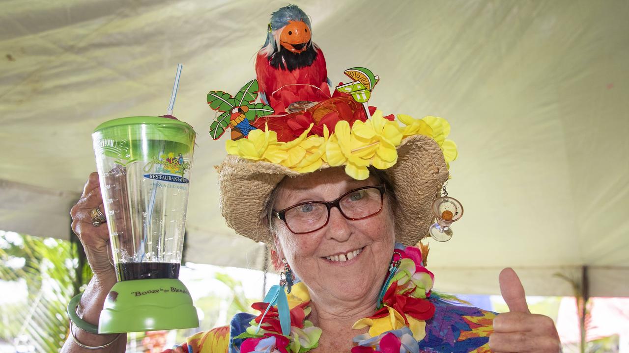 Jan McCarthy enjoys a small tipple. Picture: Brian Cassey