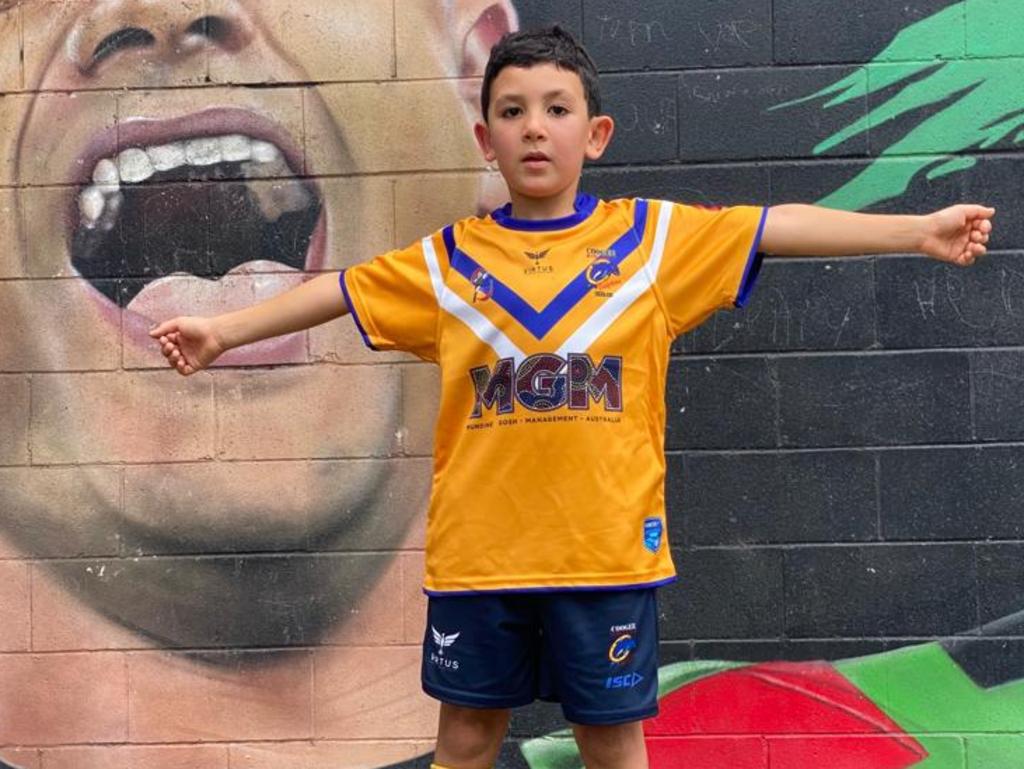 Jayden Daher is loving his footy with the Coogee Dolphins. Picture: Contributed