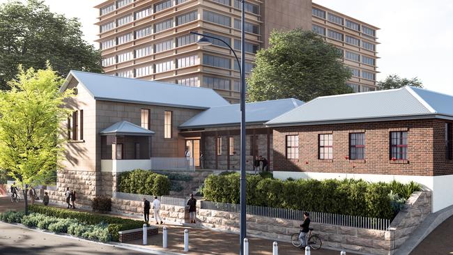 Artists impression of the restoration and upgrade of Central Coast Conservatorium.