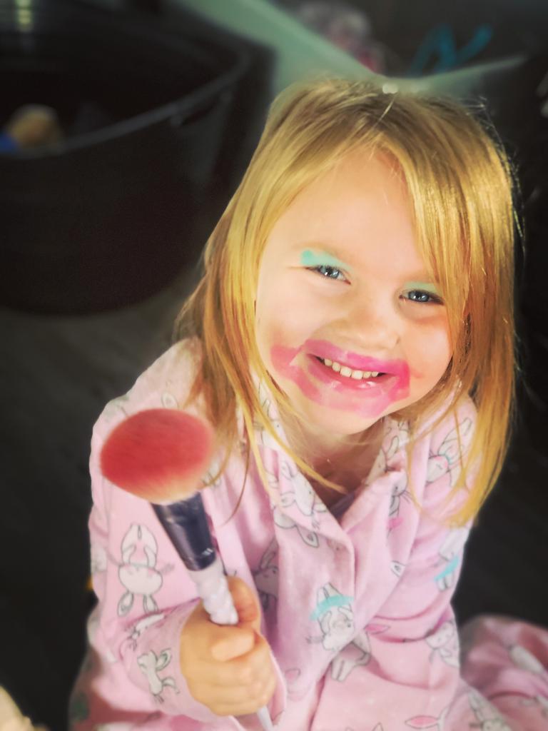 15/07/2019 - Piper Schulze, 4. Makeup artist in the making! Picture: Kirsty Schulze