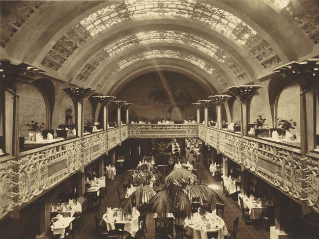 The interior of the Griffins’ Cafe Australia in Melbourne. Picture: Eric Nicholls Collection, National Library of Australia