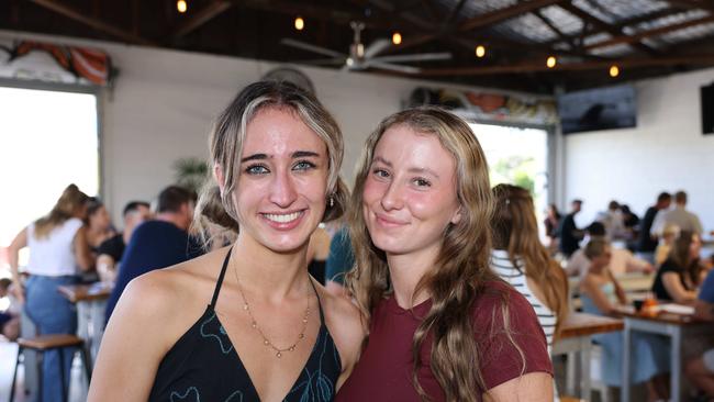 Finley Norris and Ashlee Sorensen at the Miami Block Party at Precinct Brewing Co for Gold Coast at Large. Picture, Portia Large.