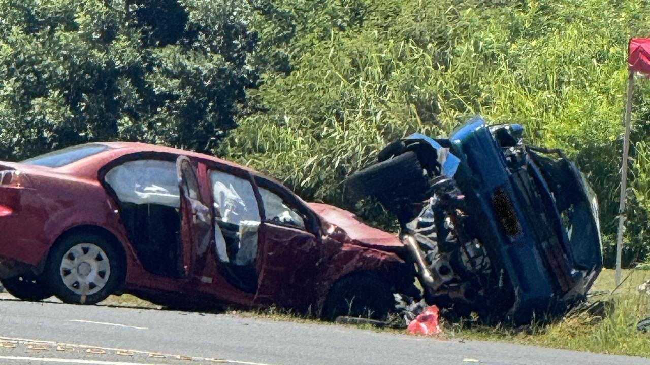 The crash at Chelsea Rd and Rickertt Rd in Ransome.