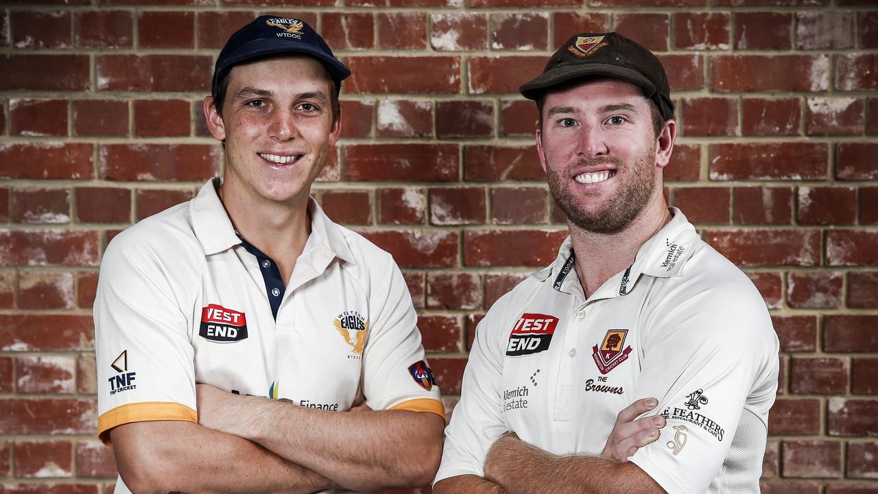 West Torrens champion Kelvin Smith (left) will be one to watch this year. Picture: Mike Burton