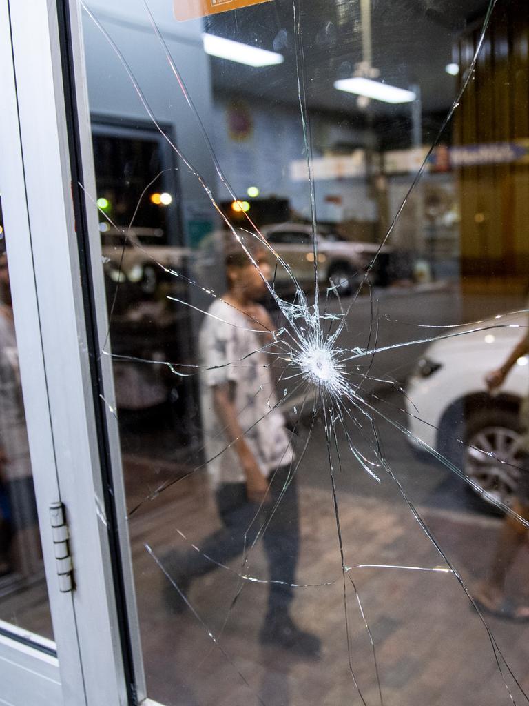 Alice Springs experienced a spike in property damage in January. Picture: Mark Brake