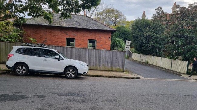 This is where Mr Tank was parked when he received the fine. Picture: Nij Tank/Facebook