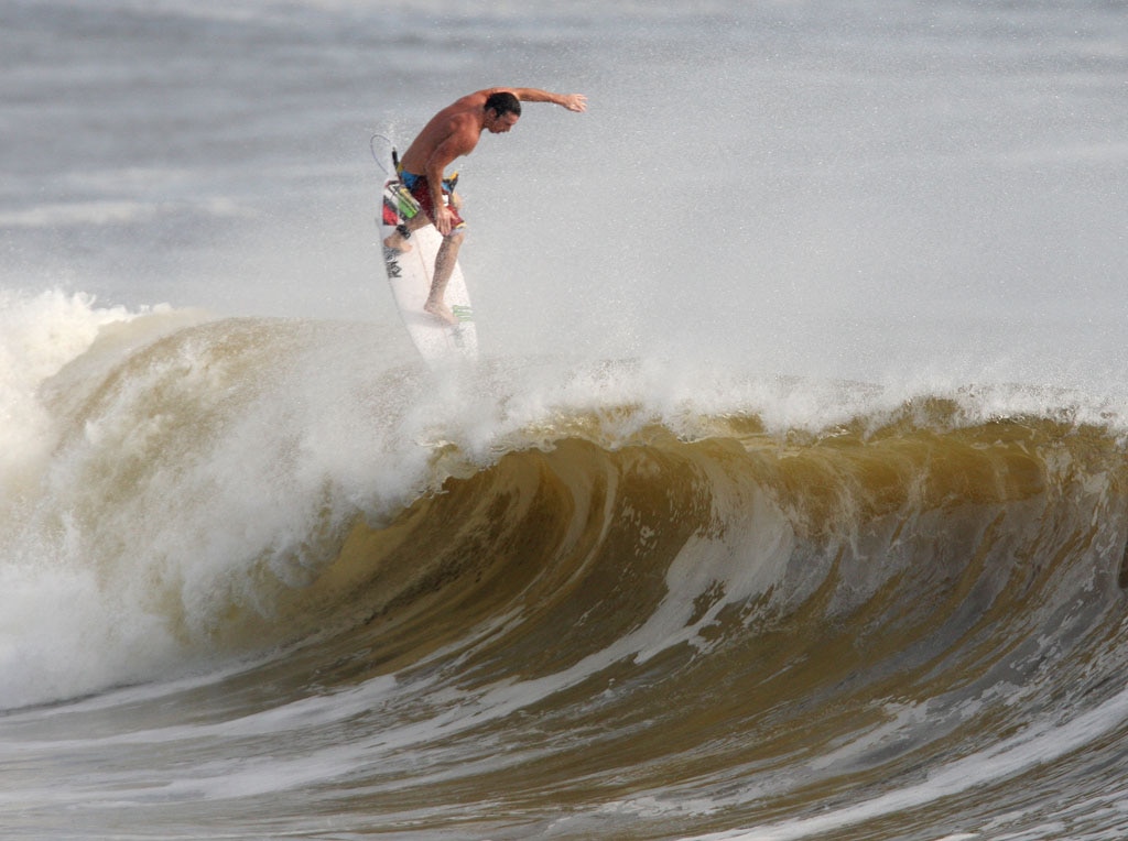 Alexandra Headland gets good lefts and rights for longboarders and shortbaorders alike. Picture: Nicholas Falconer