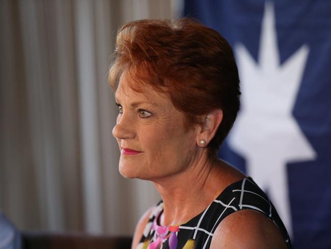Pauline Hanson: “I’m just asking the question, is there more to this than what we are made aware of? Picture: The Australian
