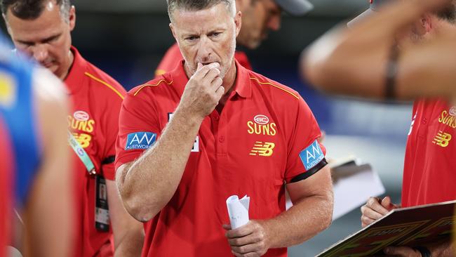 Suns head coach Damien Hardwick says his team will only get better. Picture: Matt King/Getty Images