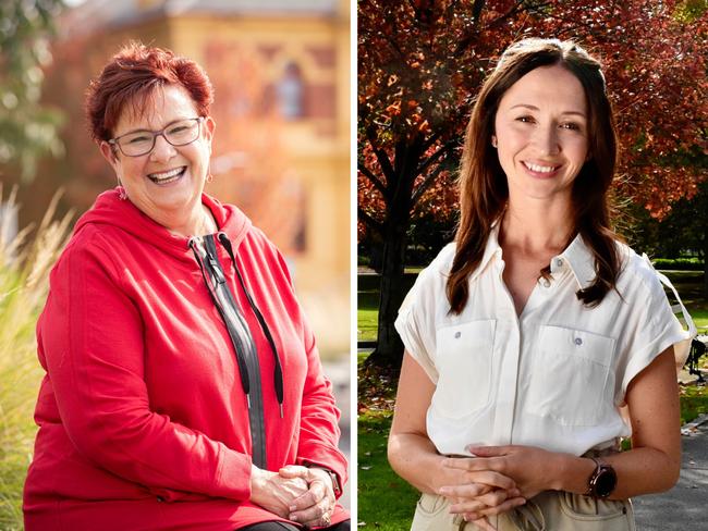 Labor MP-elect for Braddon Anne Urquhart and Labor MP-elect for Bass Jess Teesdale, after big swings to the ALP in Tasmania. Pictures: Grant Wells, Supplied