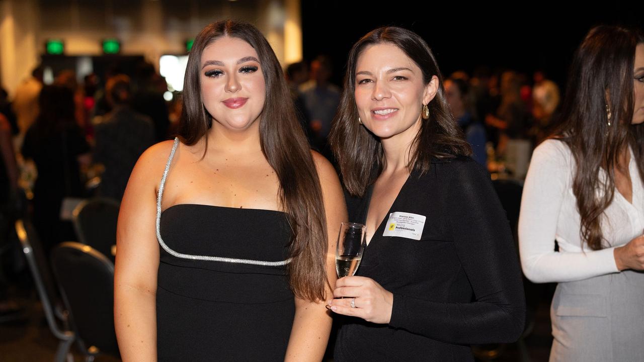 Madison Cooper, Shannon Allen at the YP Gold Coast City Leaders Forum, 2023. Picture: Celeste Humphrey