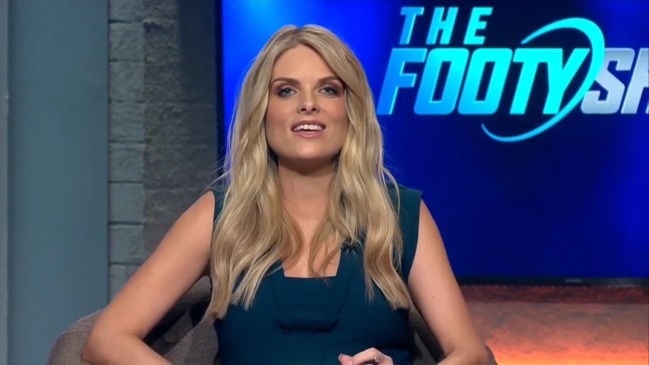 Erin Molan and Andrew Johns on The Footy Show 2018