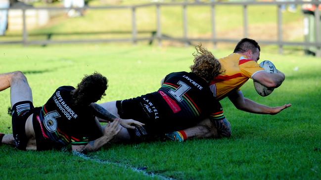 Sawtell Panthers vs Coffs Harbour Comets in round five of the 2024 Group 2 Rugby League competition at Rex Hardaker Oval on May 19, 2024. Picture: Leigh Jensen