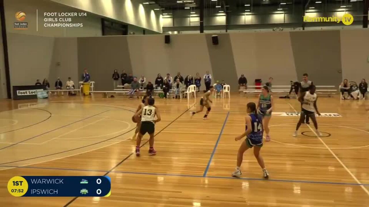 Replay: Warwick Senators v Ipswich Force (Girls Shield SF) - 2024 Basketball Australia U14 Club  Championships Day 5