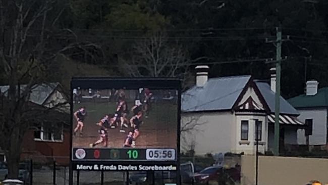 Picton’s big screen proved a finals winner. Picture: Supplied