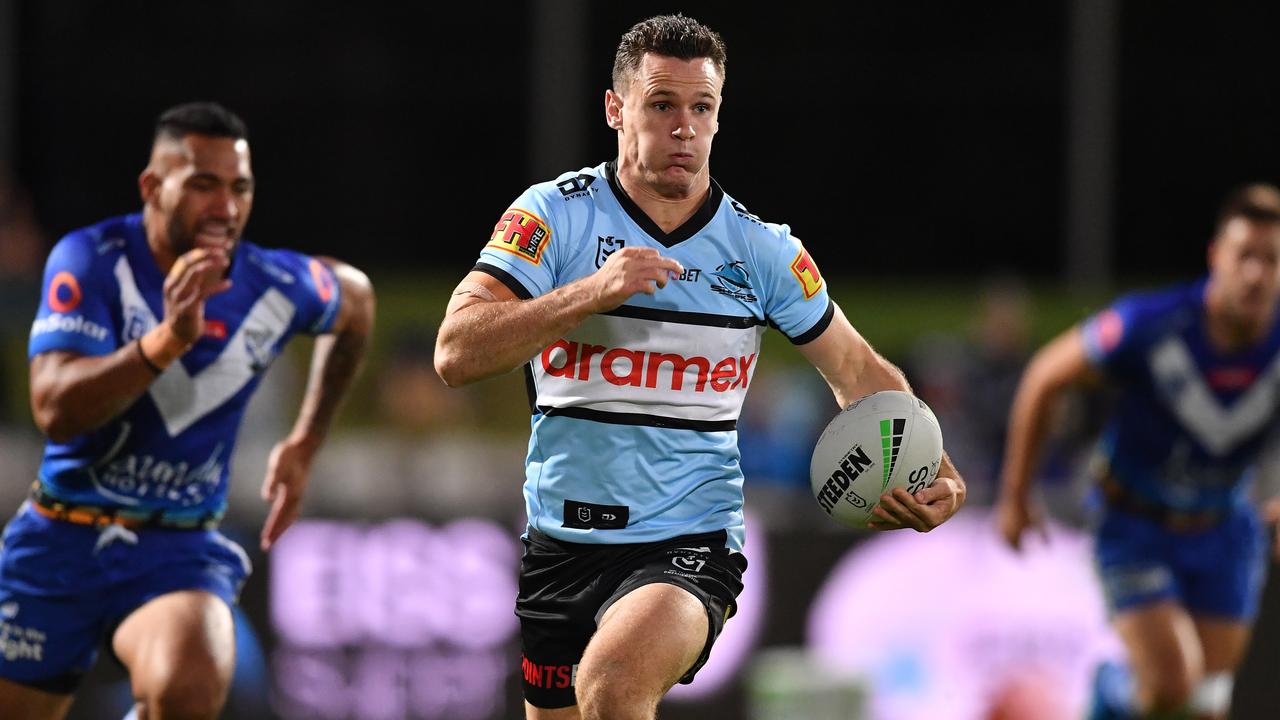 Connor Tracey 2021 NRL Round 07 - Cronulla-Sutherland Sharks v Canterbury-Bankstown Bulldogs, Netstrata Jubilee Stadium, 2021-04-24. Digital image by Robb Cox � NRL Photos