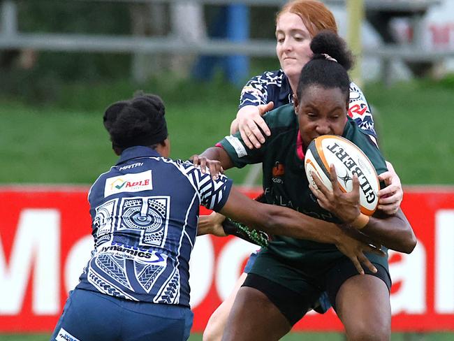 Debbie Gimini has been lethal, scoring 10 tries for South Darwin. Picture: From The Sideline Sports Photography.