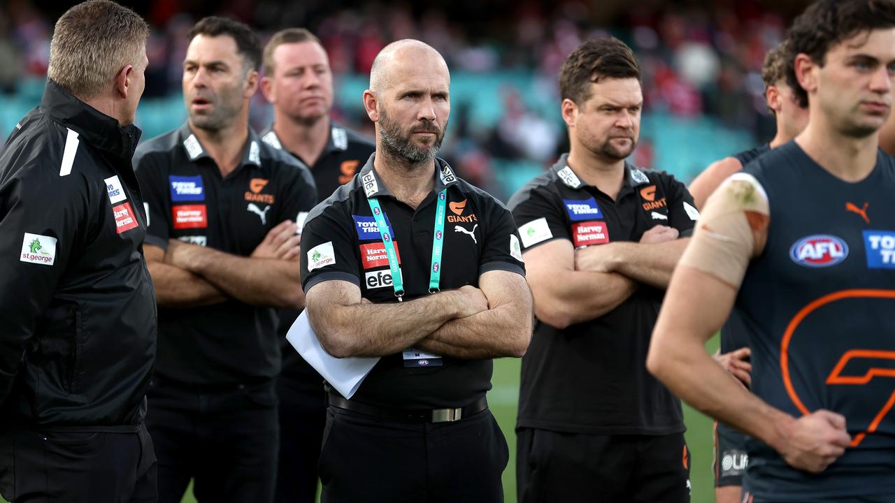 Mark McVeigh didn’t hold back in his assessment of the Giants post-game. Picture: Phil Hillyard