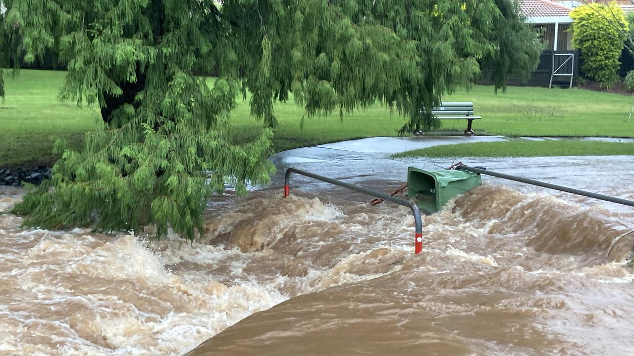 Toowoomba flooding: Deluge causes chaos on city roads | Photos