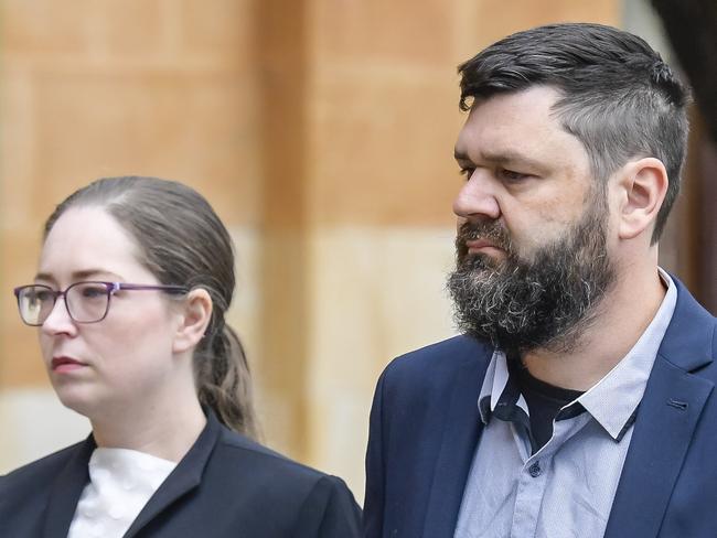 ADELAIDE, AUSTRALIA - NewsWire Photos August 31 2023:  Myfanwy and Nicholas Halliwell. Firearms charges seen at Adelaide Magistrates Court. Picture: NCA NewsWire / Roy VanDerVegt