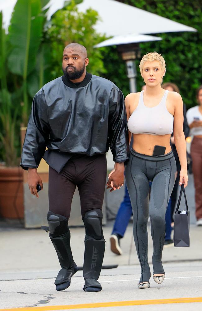Kanye West and Bianca Censori. Picture: Rachpoot/Bauer-Griffin/GC Images