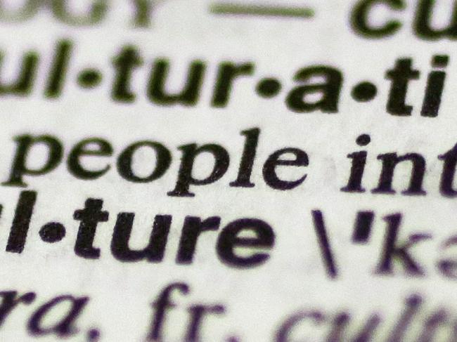 This Tuesday, Dec. 9, 2014 photo shows the word "culture" in the Merriam-Webster's Collegiate Dictionary, in New York. Merriam-Webster has named "culture" its 2014 word of the year. (AP Photo/Richard Drew)