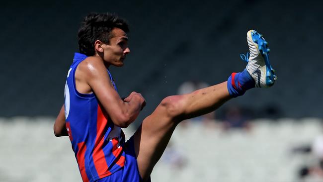 Jamarra Ugle-Hagan in action for Oakleigh Chargers. Picture: Andy Brownbill